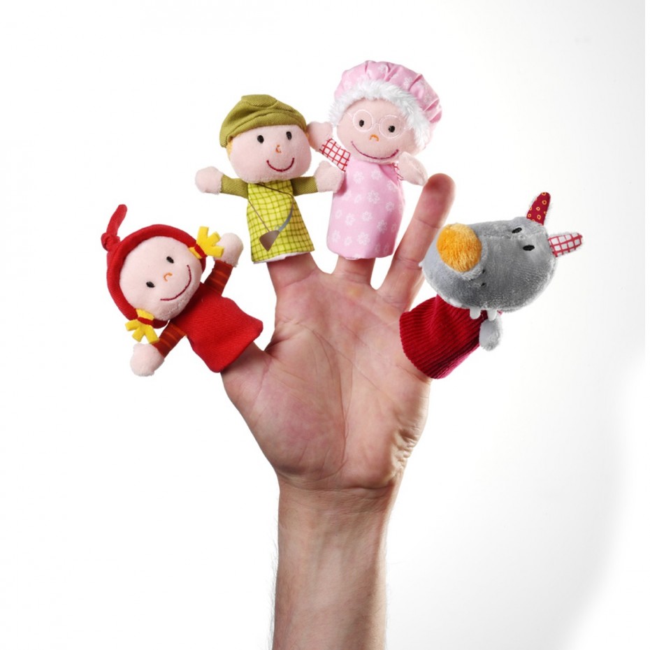 Little Red Riding Hood finger puppets
